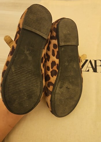 Leopar Desenli Tokalı Kız çocuk Düz Ayakkabı - Görsel 5