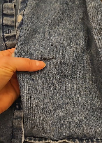 Kız ÇocukDenim gömlek - Görsel 3