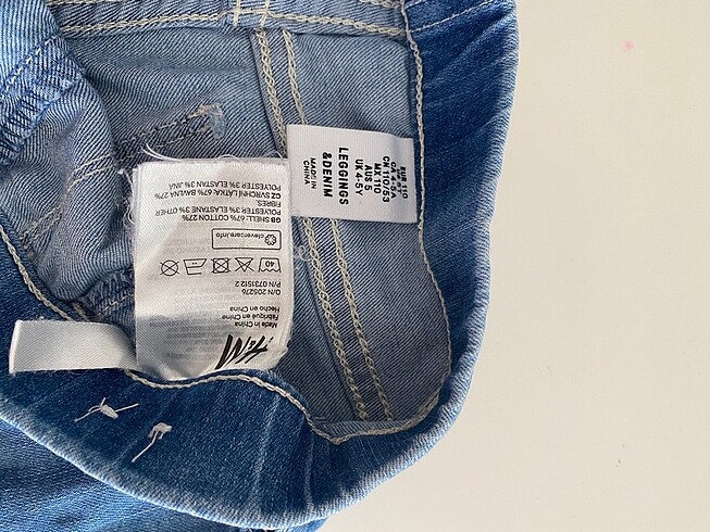 5 Yaş Beden Kot tayt H&M