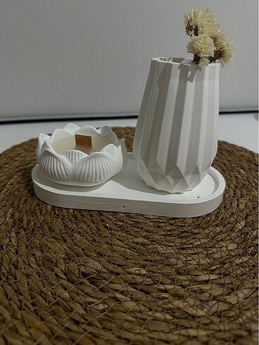 Taş Tozu Dekoratif Set