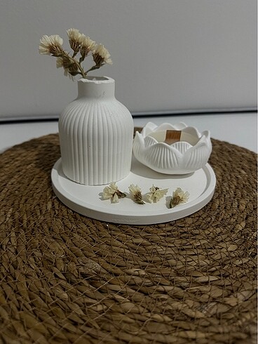 Taş Tozu Dekoratif Set