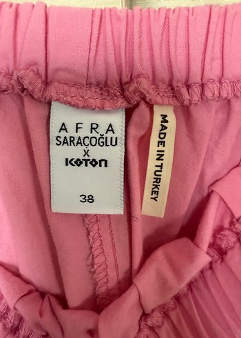 Koton Pembe Fırfırlı Elbise