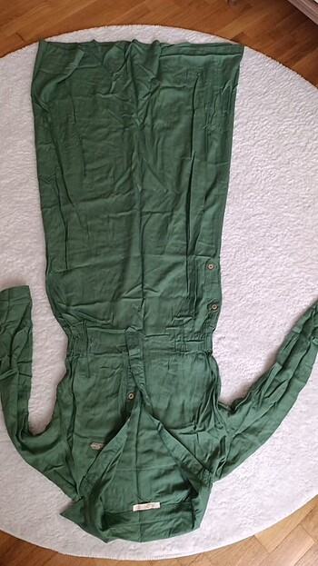 Tencel uzun elbise 
