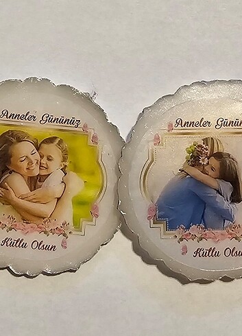 Anneler günü için kişiye özel fotoğraflı epoksi