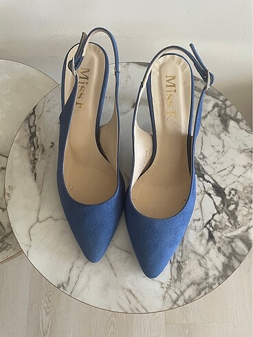 38 Beden Kısa topuk stiletto