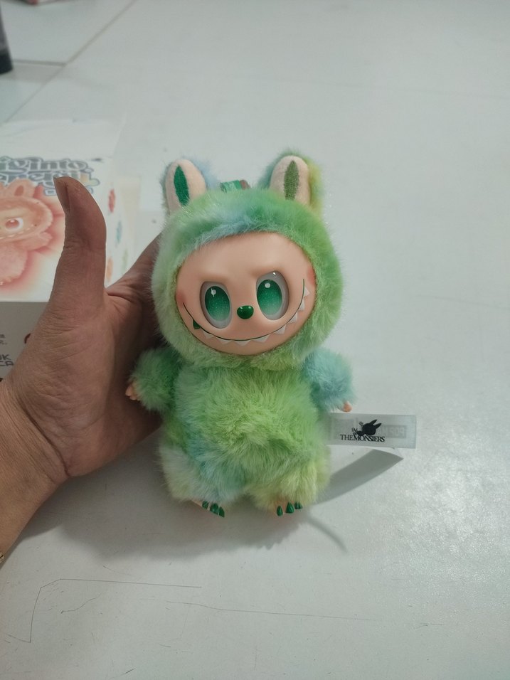 Pastel Yeşil Peluş Oyuncak - Görsel 2