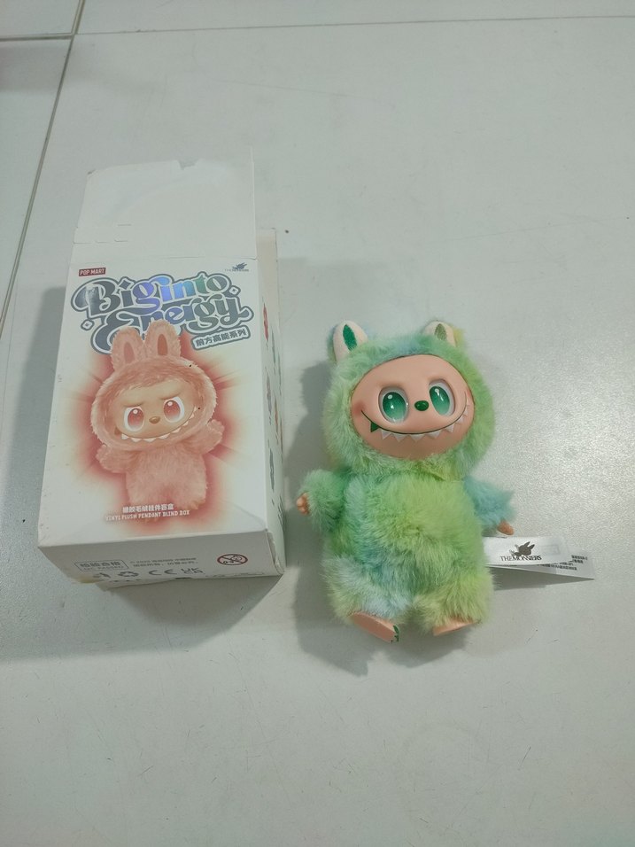 Pastel Yeşil Peluş Oyuncak - Görsel 5