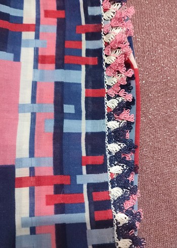 Renkli Bohem Fular - Görsel 2