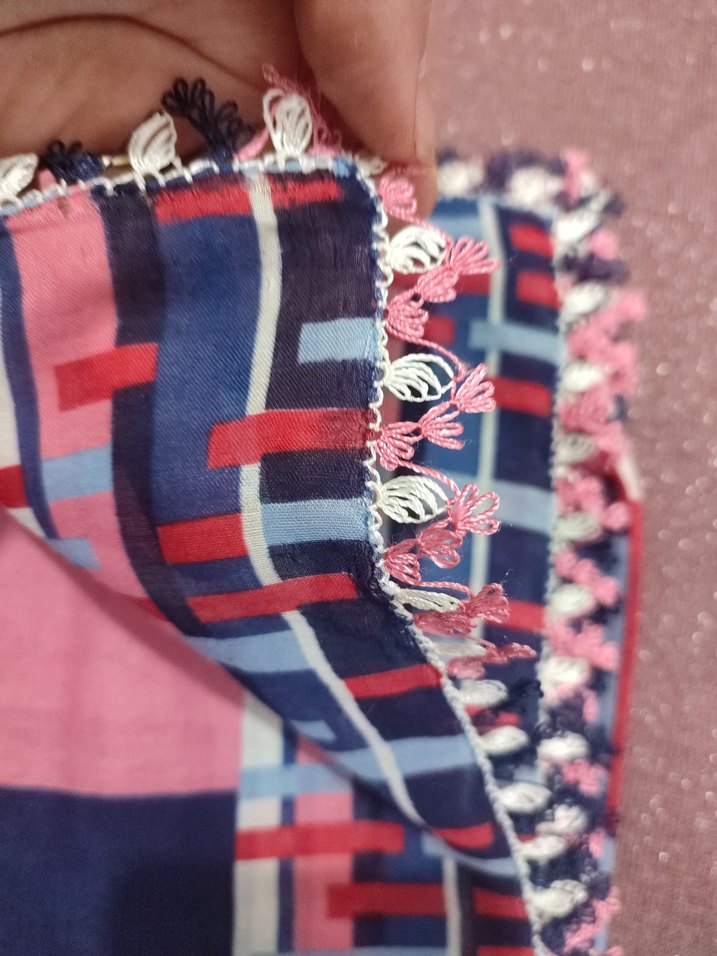 Renkli Bohem Fular - Görsel 3