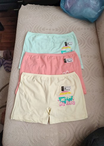Pastel Renkli Kadın Mini Şort İç Çamaşırı