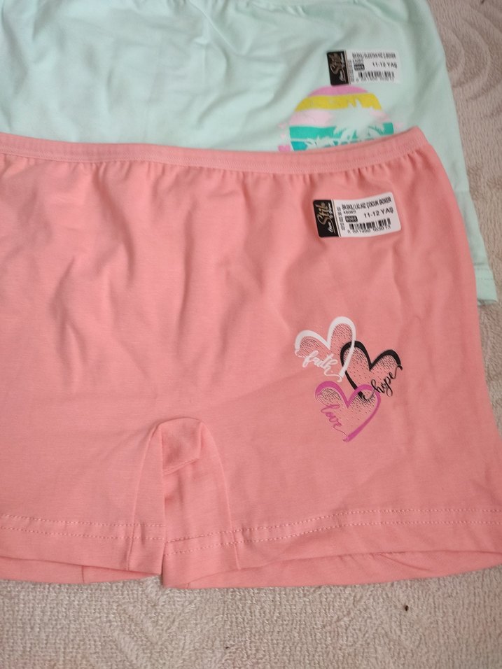 Pastel Renkli Kadın Mini Şort İç Çamaşırı - Görsel 3