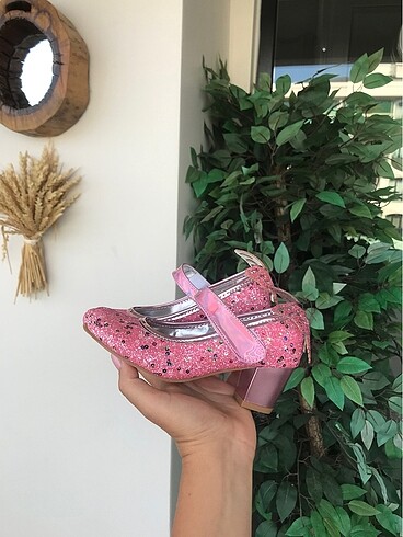Diğer Pembe topuklu ayakkabı