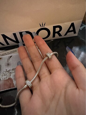 Pandora Pandora Pave Klips Charm