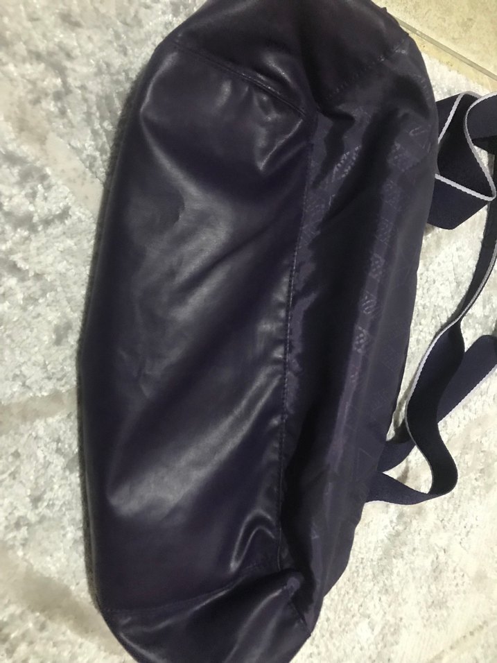 Fermuarlı Mor Spor Çantası - Görsel 4