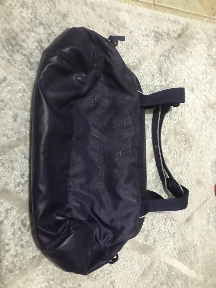 Fermuarlı Mor Spor Çantası - Görsel 3