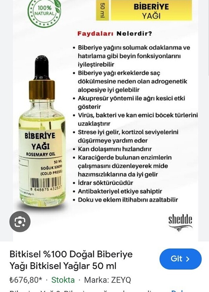 Biberiye yağı  - Görsel 2