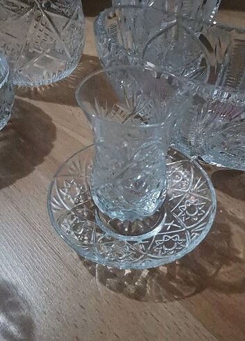  Beden Paşabahçe kristal Çay bardağı 