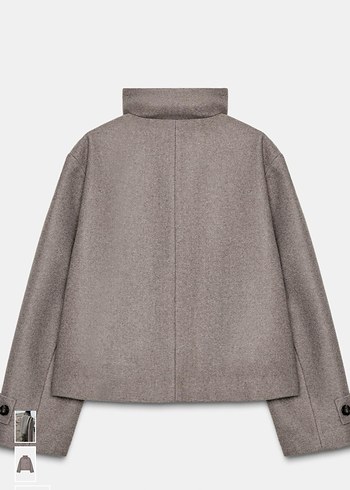 Zara viral dik yaka ceket - Görsel 2