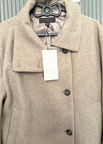 Zara viral dik yaka ceket - Görsel 10