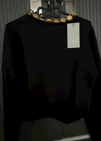 Zara viral metal detaylı triko kazak - Görsel 10