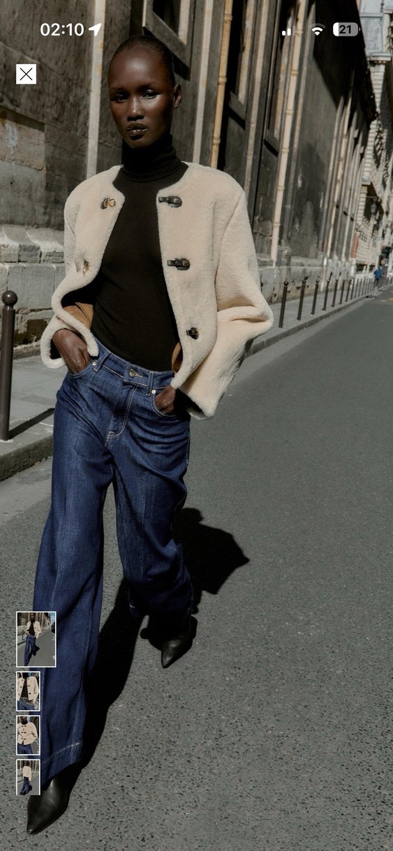 Zara süslü düğmeli ceket - Görsel 4