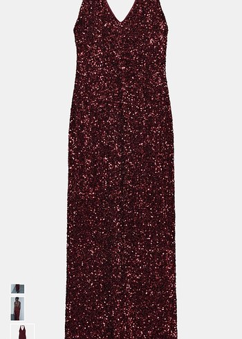 Zara pullu v yaka elbise - Görsel 2