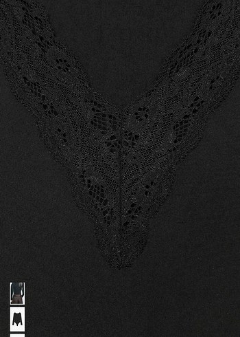 Zara viral dantelli polyamıd body - Görsel 4