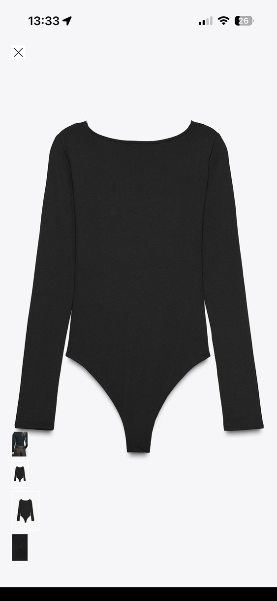 Zara viral dantelli polyamıd body - Görsel 3