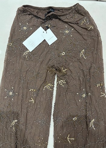 Zara viral boncuklu pullu pantolon - Görsel 7