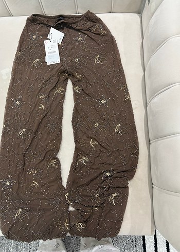 Zara viral boncuklu pullu pantolon - Görsel 5