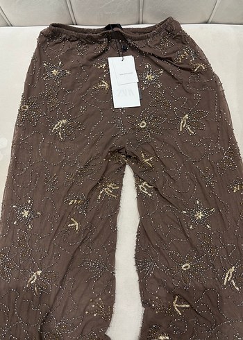 Zara viral boncuklu pullu pantolon - Görsel 4