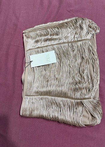 Zara viral püsküllü mini etek - Görsel 5