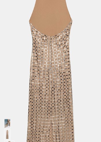 Zara viral taşlı elbise - Görsel 3
