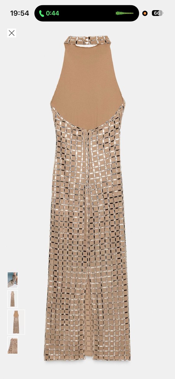 Zara viral taşlı elbise - Görsel 3
