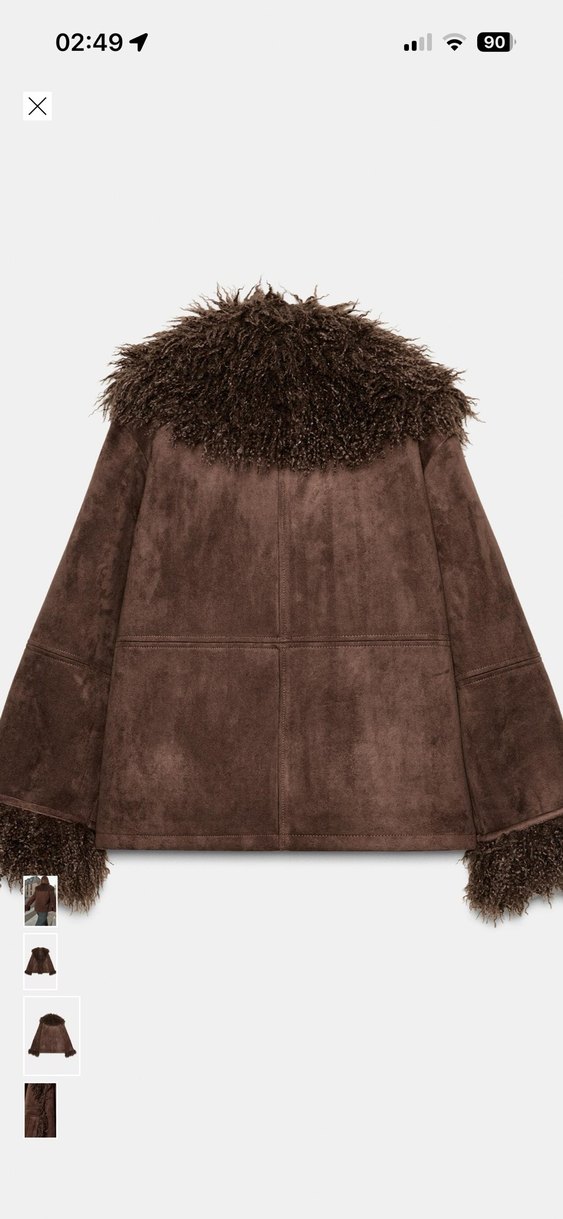 Zara viral suni çift taraflı ceket - Görsel 3