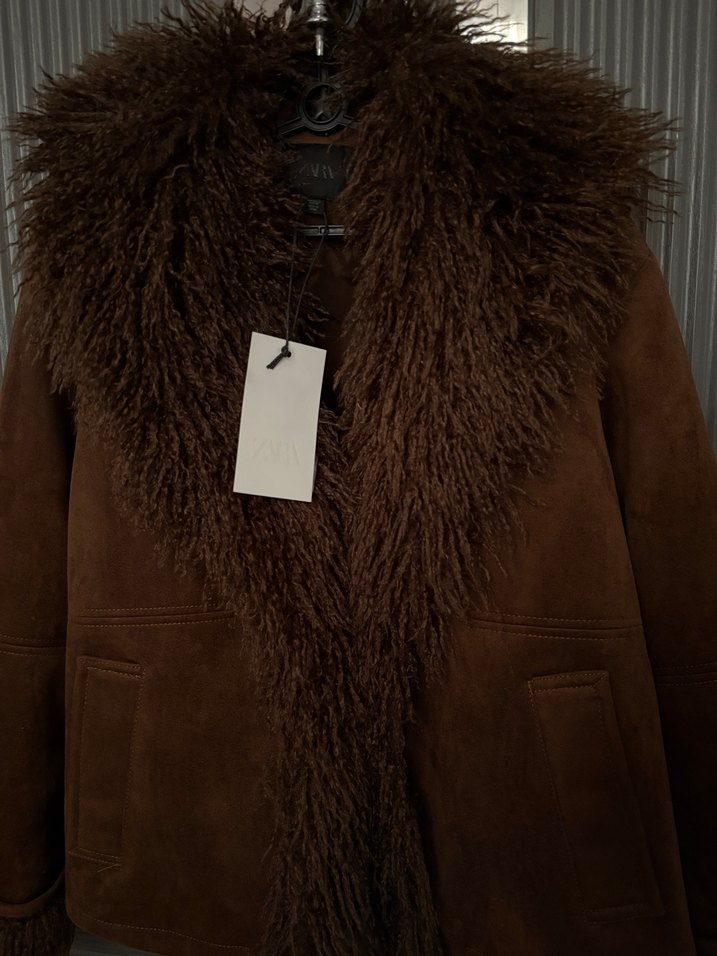 Zara viral suni çift taraflı ceket - Görsel 5