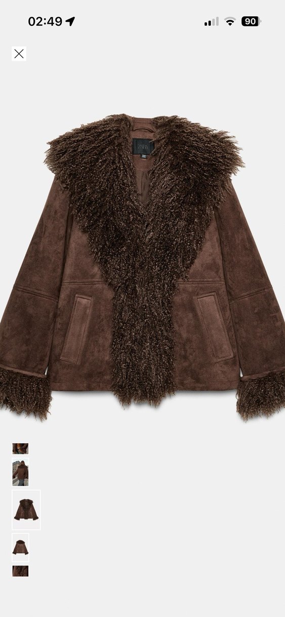 Zara viral suni çift taraflı ceket - Görsel 2