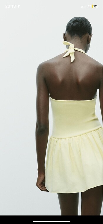 Zara Zara halter yaka elbise