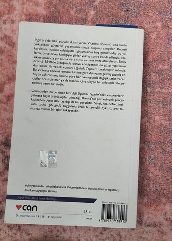 Uğultulu Tepeler - Emily Brontë - Görsel 2