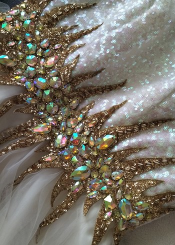 Straplez Taş Detaylı kısa Gelinlik& Abiye - Görsel 2