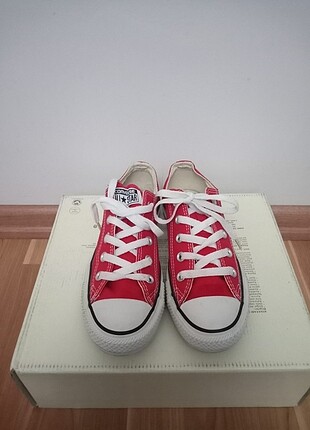 Kırmızı kısa converse