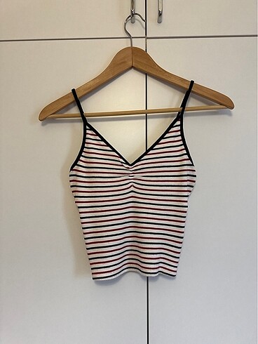 Bershka askılı crop