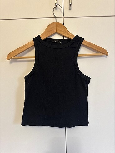 Halter yaka fitilli crop