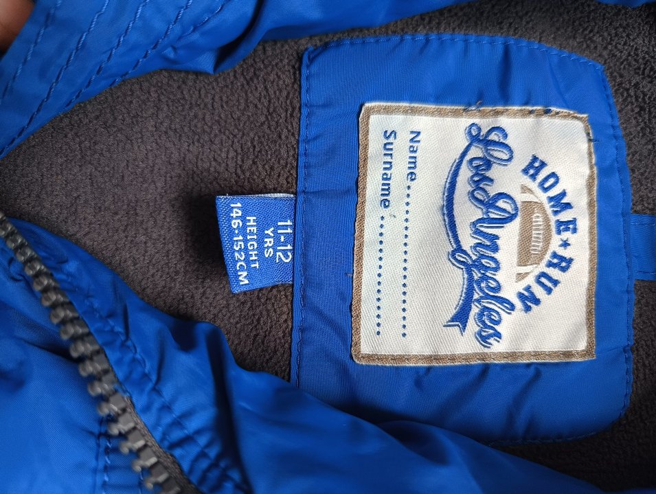 Mavi Kapüşonlu Erkek Çocuk Mont - Görsel 5