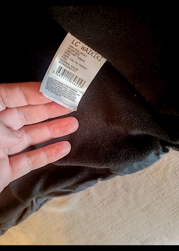 Kapüşonlu Renk Bloklu  Kışlık Mont - Görsel 3