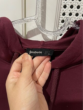 Stradivarius Bordo renk swaetshirt