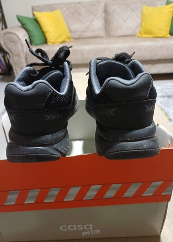 Siyah Spor Kadın Sneakers - Görsel 6