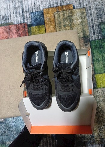 Siyah Spor Kadın Sneakers - Görsel 3