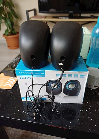 Renkli Mavi Taşınabilir Hoparlörler OYC D-05 - Görsel 3