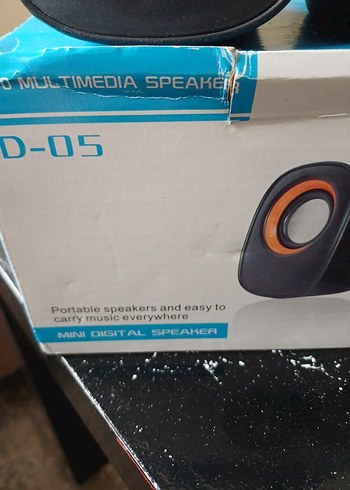 Renkli Mavi Taşınabilir Hoparlörler OYC D-05 - Görsel 4